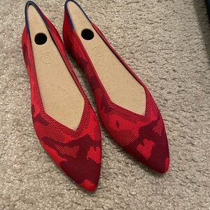 Rothy’s Red Camo Points BNIB 11.5 (latest release)